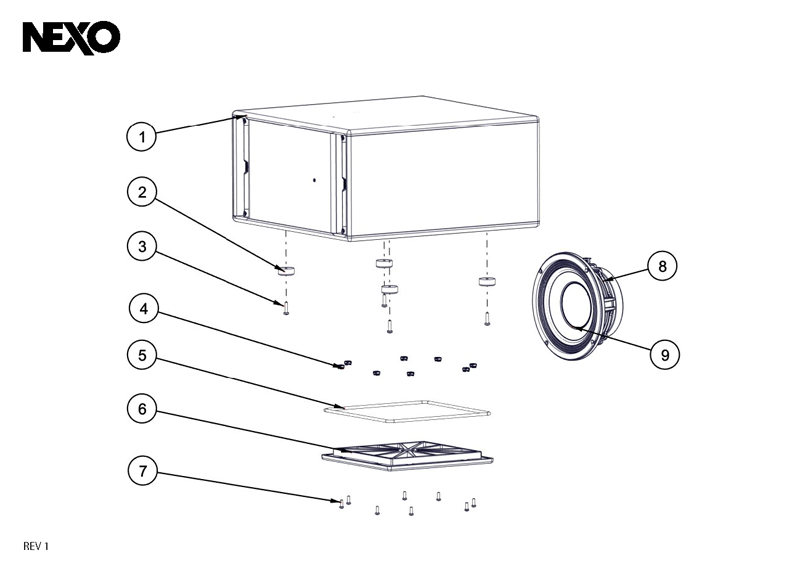 Nexo ID110i Replacement Parts