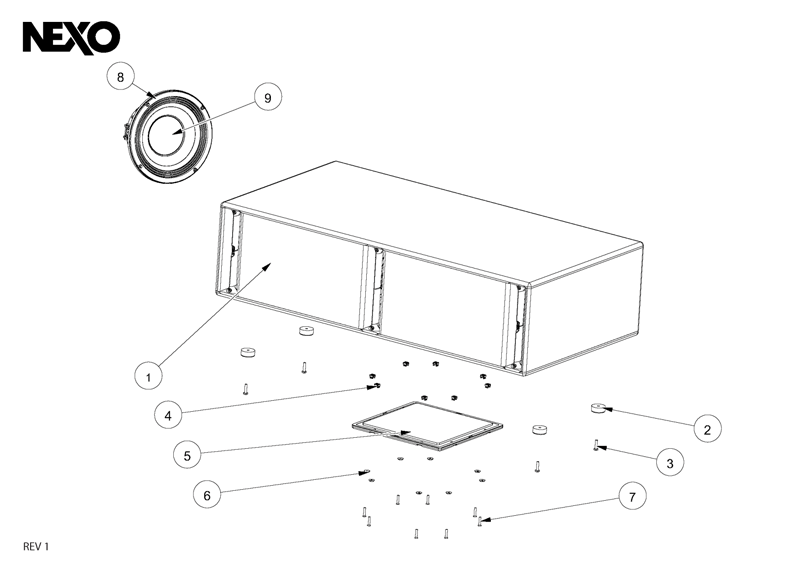 Nexo ID210i Replacement Parts