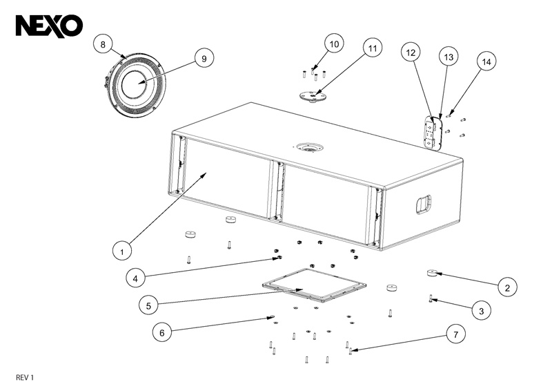 Nexo ID210t Replacement Parts