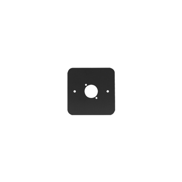 Penn Elcom Single Gang D Type Wall Plate, Black (81511-RC)