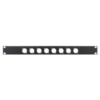 Penn Elcom 1U 19 Inch Punched Rack Panel - 8 D Type (R1269/1UK/08)