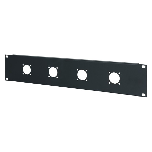 Penn Elcom 2U 19 inch Punched Rack Panel - 4 G Type (R1204/2UK)