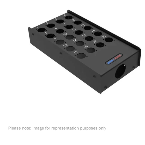 Penn Elcom R2345-20 Stage Box Punched for 20x D-Series Connectors