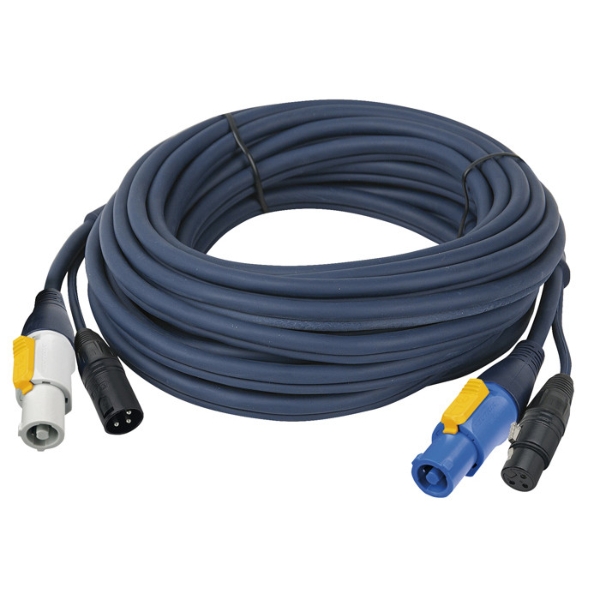 PowerCON and XLR Extension Cable - 10m
