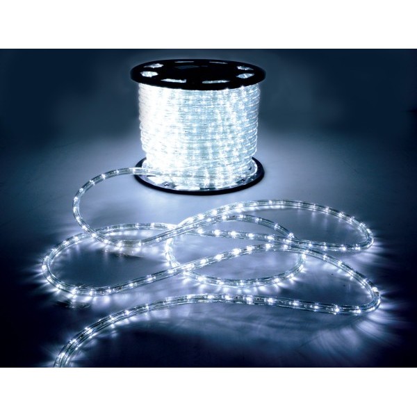 Lyyt Cool White LED Rope Light, IP44, 50 metre reel