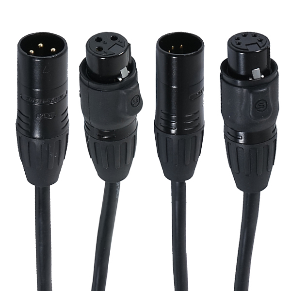 Seetronic Exterior DMX Cables, IP65 - Various Cable Lengths