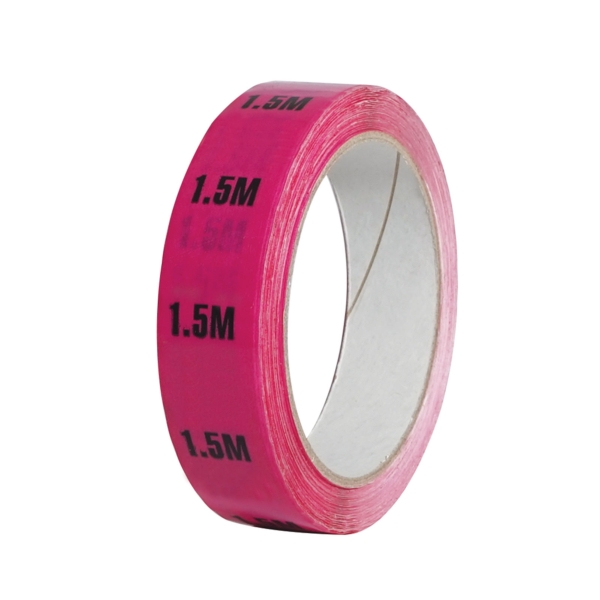 elumen8 Cable Length ID Tape 24mm x 33m - 1.5m Bright Pink