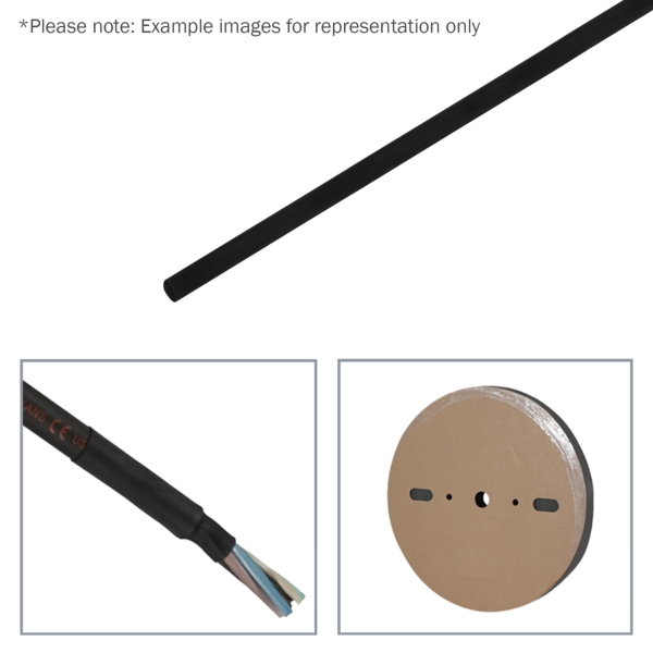 elumen8 2.4mm (3/32-inch) Heatshrink Tubing, 2:1 Black, 100m