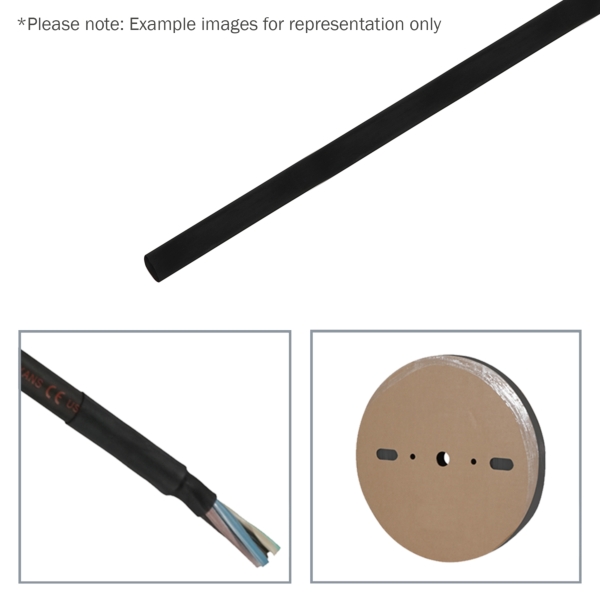 elumen8 4.8mm (3/16-inch) Heatshrink Tubing, 2:1 Black, 100m