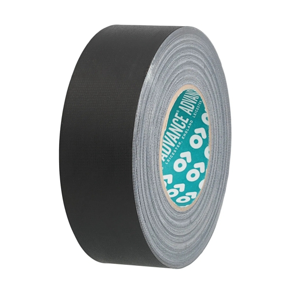 Advance AT159 High Quality Matt Waterproof Cloth Gaffer Tape, 50mm x 50m - Black