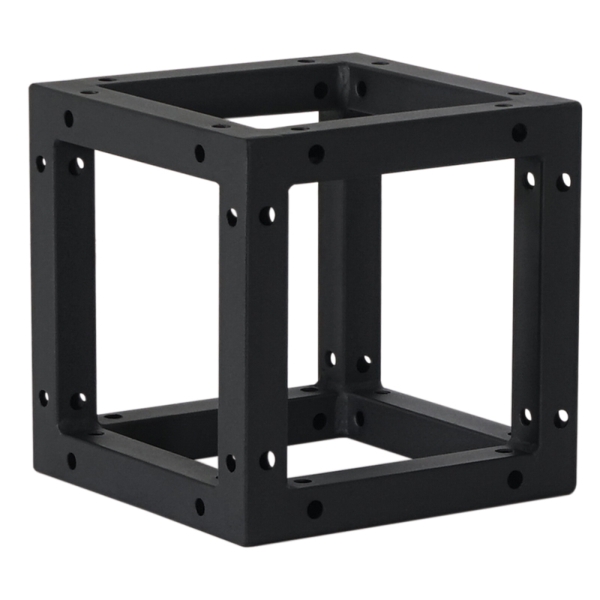 Equinox Quad Steel DecoTruss Box Corner, Black