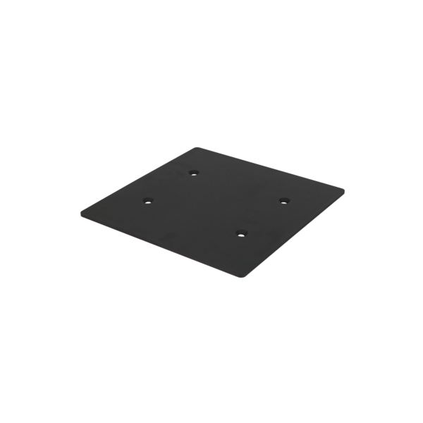 Equinox Quad Steel DecoTruss 300mm Base Plate, Black