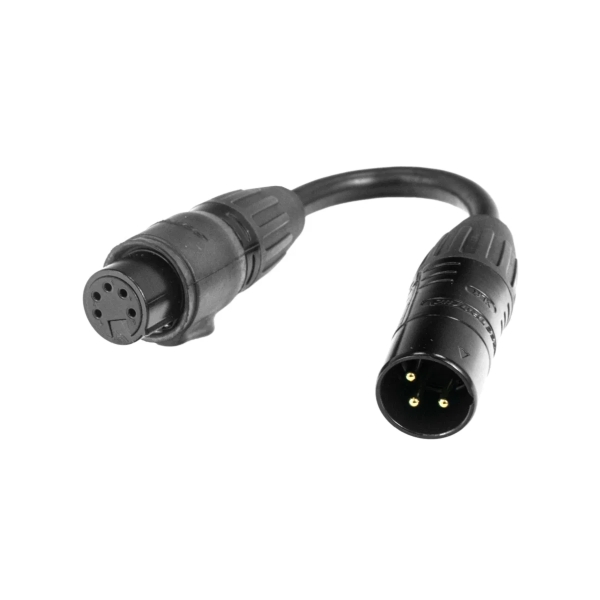 Accu-Cable 3-Pin Male to 5-Pin Female XLR Turnaround - IP65