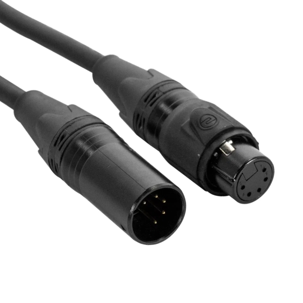Accu-Cable 5-Pin 3-Core DMX Cable, 3m - IP65