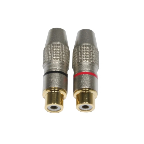Accu-Cable AC-C-RFG/SET Female RCA/Phono Connector Pair