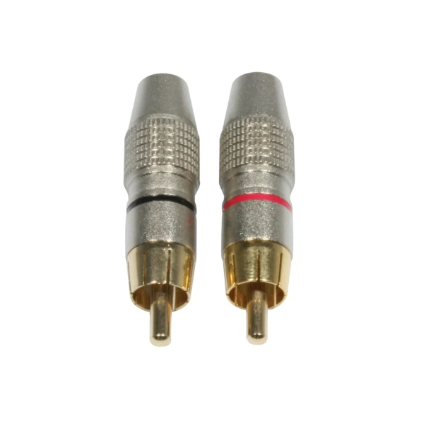 Accu-Cable AC-C-RMG/SET Male RCA/Phono Connector Pair