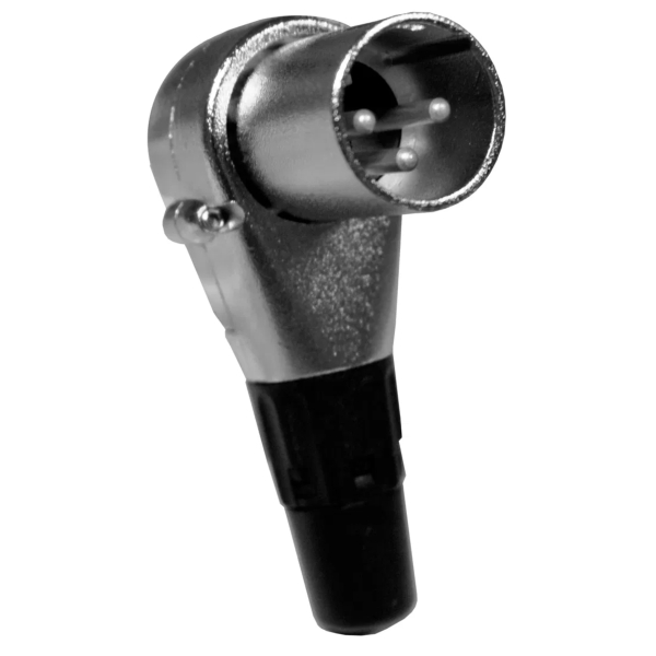 Accu-Cable AC-C-XM-90 Right-Angle 3-Pin Male XLR Connector