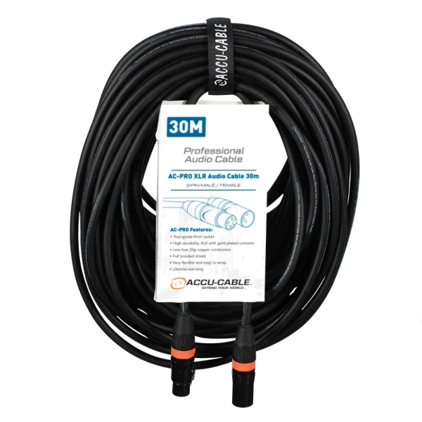 Accu-Cable AC-PRO XLR Audio Cable, 30m