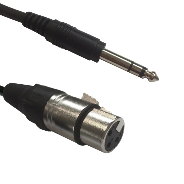 Accu-Cable AC-XF-J6S/1,5 Female XLR to 6.35mm Stereo Jack, 1.5m