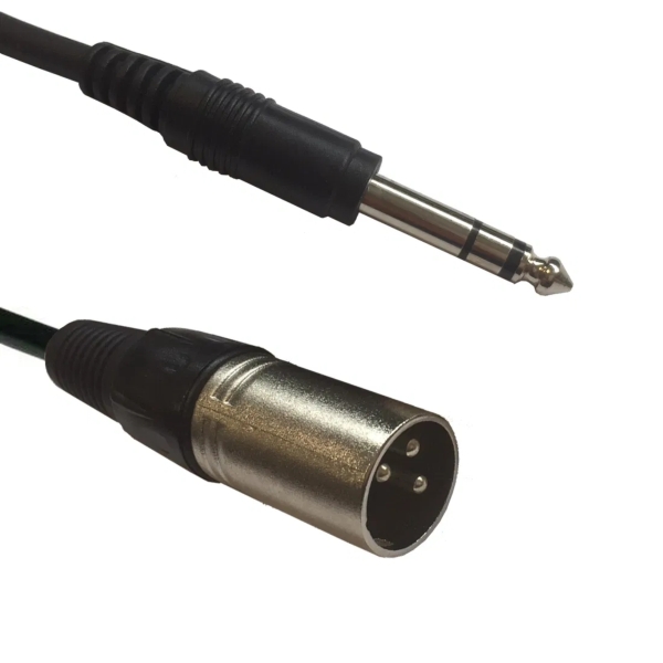 Accu-Cable AC-XM-J6S/1,5 Male XLR to 6.35mm Stereo Jack, 1.5m