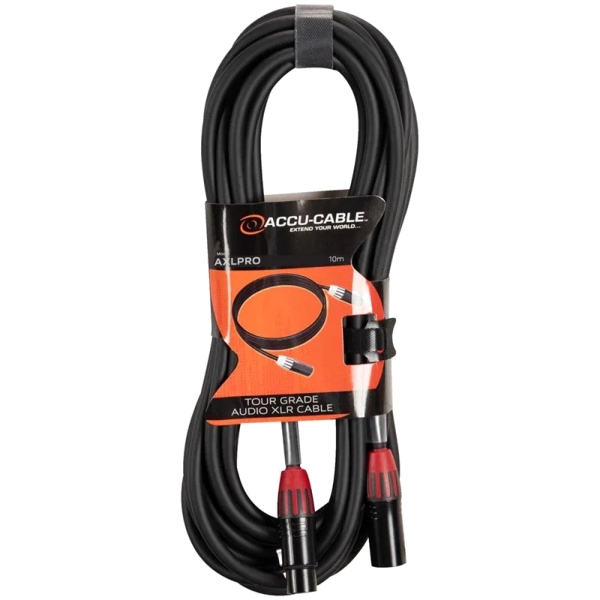 Accu-Cable AXLPRO 3-Pin XLR Audio Cable, 10m