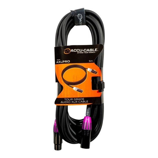 Accu-Cable AXLPRO 3-Pin XLR Audio Cable, 5m