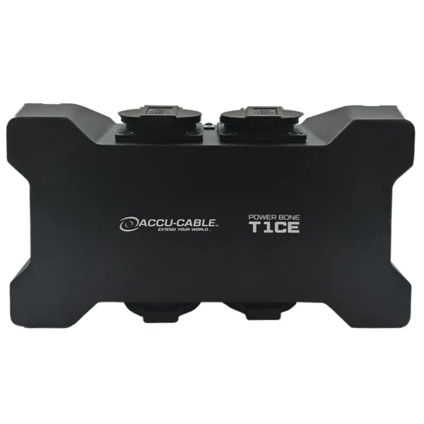 Accu-Cable Power Bone: T1CE PowerCON to Schuko Power Distribution Box