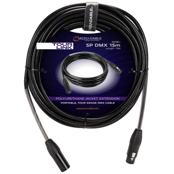 Accu-Cable Tour Link 5-Pin DMX - 15m