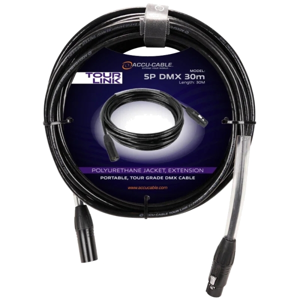 Accu-Cable Tour Link 5-Pin DMX - 30m