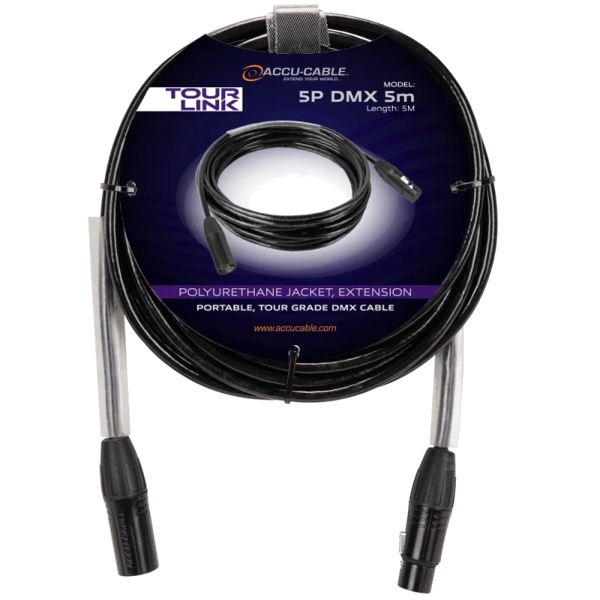 Accu-Cable Tour Link 5-Pin DMX - 5m