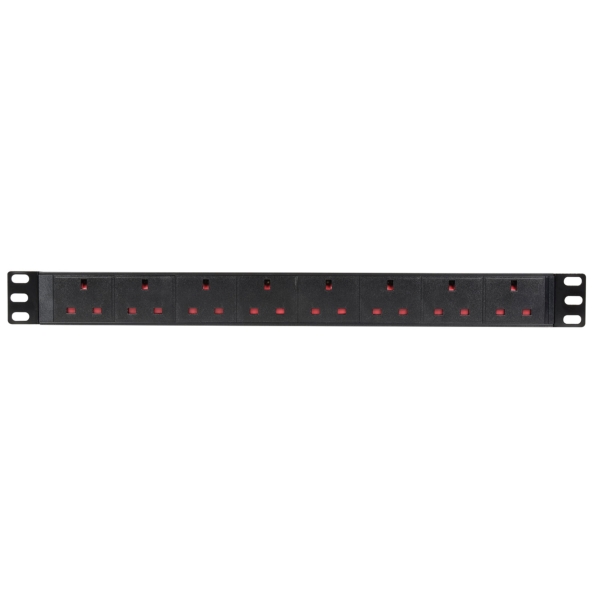 Adastra 1U-PDU-8UK Rackmount Power Distribution Unit, 8x UK Sockets