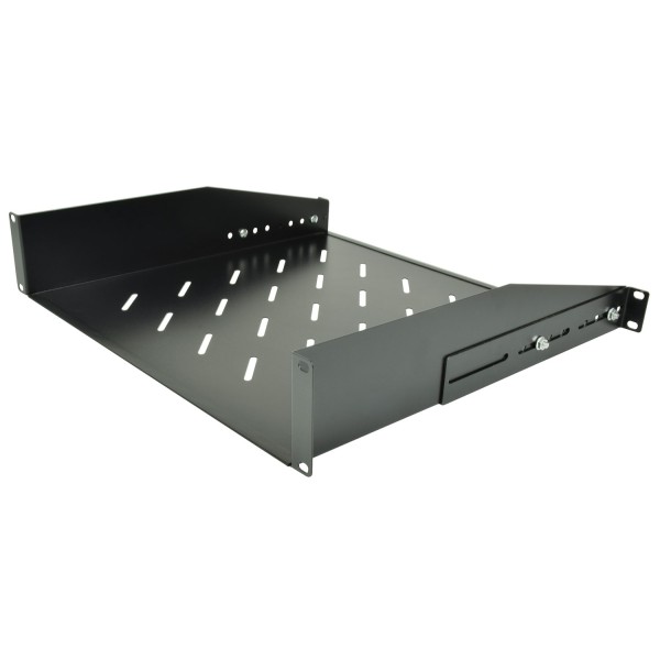 Adastra 19SS-2U 2U Rack Support Shelf - Black