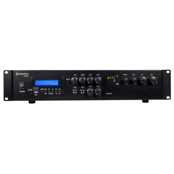 Adastra A2300 Mixer-Amplifier, 2x 300w @ 4 Ohms