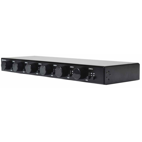 Adastra AT6 Volume Attenuator + A/B Switcher, 6 x 30W @ 100V