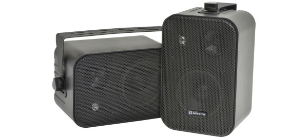 Adastra B30V-B 4 Inch Passive Speaker Set, 30W @ 8 Ohms or 100V Line - Black