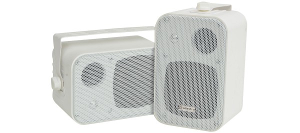 Adastra B30V-W 4 Inch Passive Speaker Set, 30W @ 8 Ohms or 100V Line - White