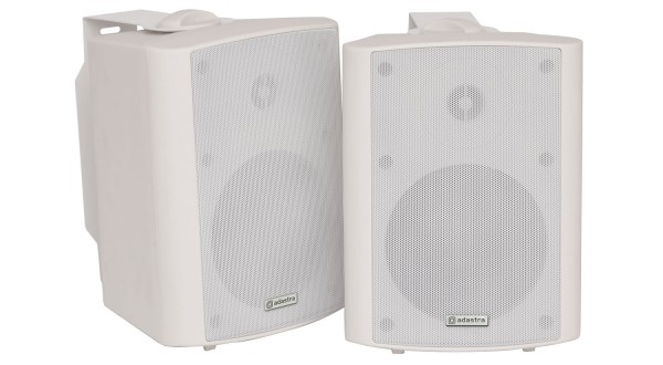 Adastra BC5A-W 5.25 Inch 2-Way Amplified Speaker Set, 30W - White