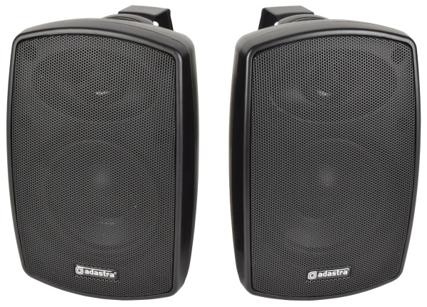 Adastra BH4-B 4 Inch Passive Speaker Pair, IP44, 30W @ 8 Ohms - Black