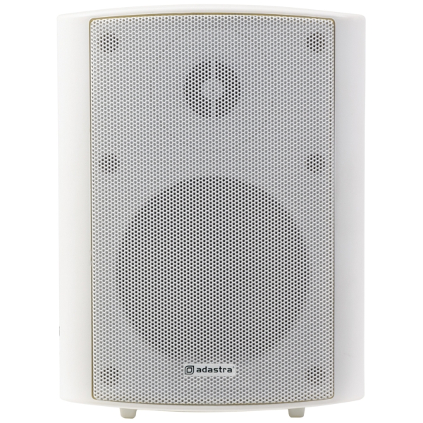 Adastra BP4A-W 4 Inch Active Speaker, IP54, 12W - White