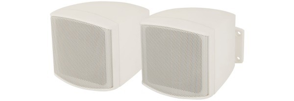 Adastra C25V-W 2.5 Inch Compact Passive Speaker Pair, 15W @ 8 Ohms or 100V Line - White