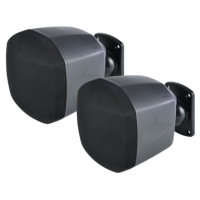 Adastra CBS-35-B 3.5-Inch Coaxial Background Speaker, 20W @ 16 Ohms or 100V Line - Black (Pair)