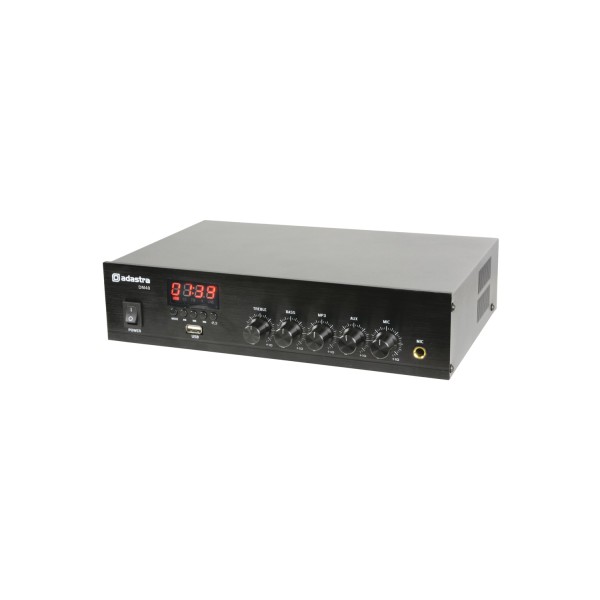 Adastra DM40 Digital 100V Mixer-Amplifier, 40W @ 100V Line