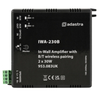 Adastra IWA230B In-Wall Amplifier with Bluetooth, 30W @ 4 Ohms