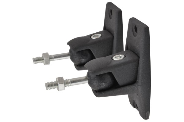 Adastra UM01 Universal Speaker Bracket Pair in Black, Adjustable in any direction