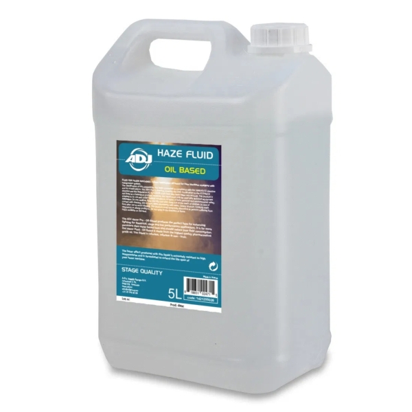 ADJ Oil Based Haze Fluid - 5 Litre (Shipped in 4's)