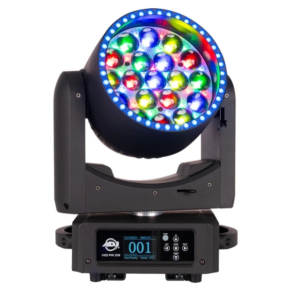 ADJ Vizi Pix Z19 RGBL LED Moving Head, 19x 30W