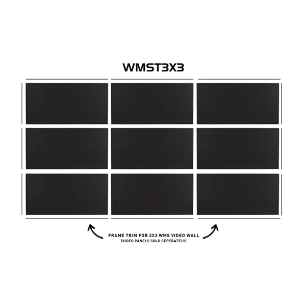 ADJ WMST3X3 3x3 Frame Kit WMS Video Wall Panels