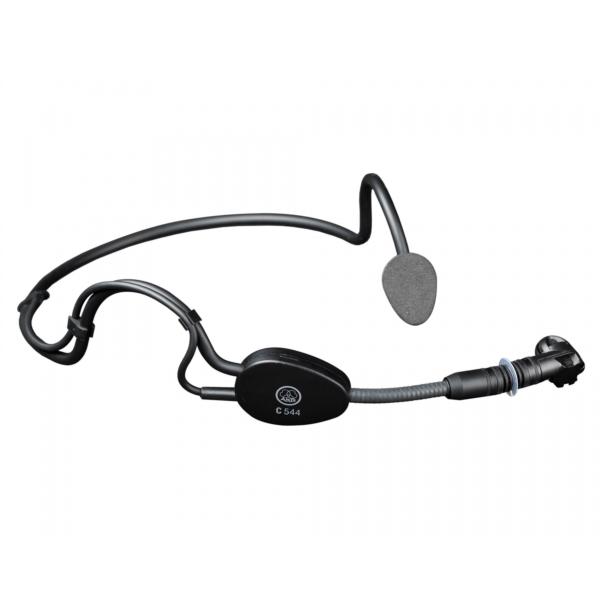 AKG C544 L Headworn Moisture Resisting Sports Microphone with 3-Pin Mini-XLR - Black