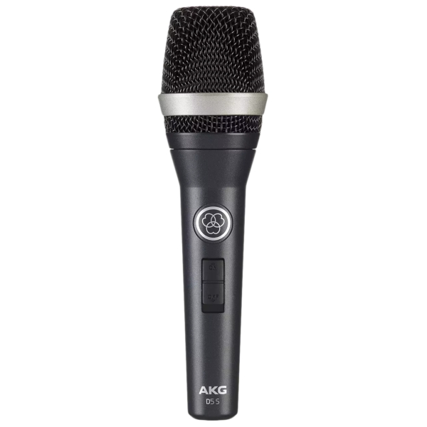 AKG D5S Professional Dynamic Vocal/Instrument Microphone with On/Off Switch