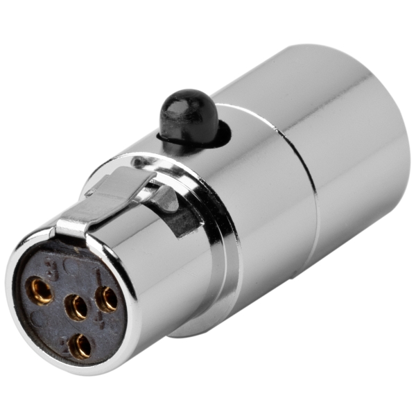 AKG MDA4 SHU Adapter to Connect AKG MicroLite Microphones to Shure Body Packs with 4-Pin Mini-XLR Input